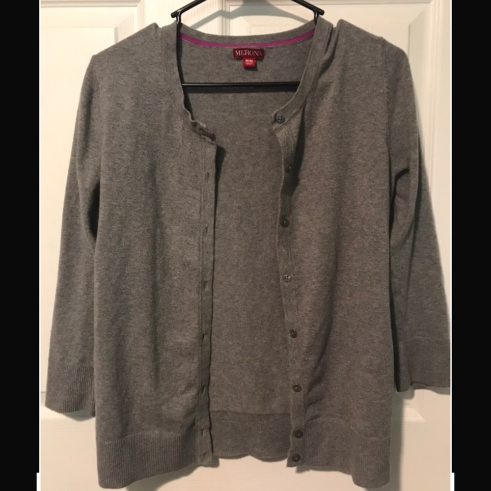 Light and airy grey sweater